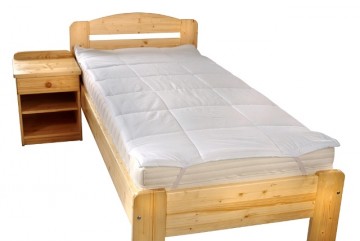 Chránič matrace prošitý s výplní dutého vlákna 100x200cm Chránič matrace prošitý s výplní dutého vlákna 100x200cm